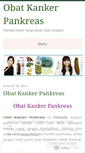 Mobile Screenshot of obatkankerpankreasherbalblog.wordpress.com