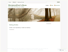 Tablet Screenshot of michellepost.wordpress.com