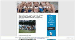 Desktop Screenshot of parkmanreunions.wordpress.com