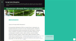 Desktop Screenshot of forrajehidroponico.wordpress.com