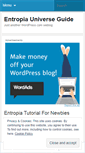 Mobile Screenshot of entropiaguide.wordpress.com
