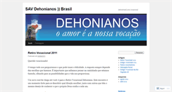 Desktop Screenshot of dehonbrasilvocacional.wordpress.com