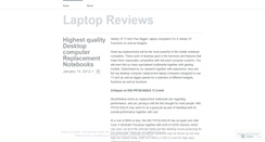 Desktop Screenshot of laptopreviewus.wordpress.com