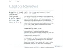 Tablet Screenshot of laptopreviewus.wordpress.com