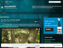 Tablet Screenshot of diana605350.wordpress.com