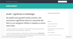 Desktop Screenshot of italiansongs.wordpress.com