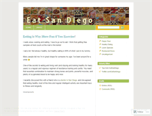 Tablet Screenshot of eatsandiego.wordpress.com