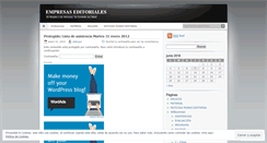 Desktop Screenshot of empresaseditoriales.wordpress.com