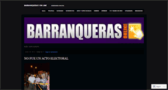 Desktop Screenshot of barranquerasonline.wordpress.com