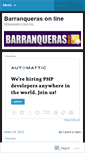 Mobile Screenshot of barranquerasonline.wordpress.com