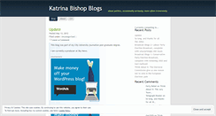 Desktop Screenshot of katrinabishop.wordpress.com