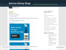 Tablet Screenshot of katrinabishop.wordpress.com