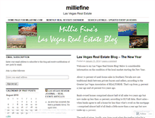Tablet Screenshot of milliefine.wordpress.com
