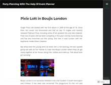 Tablet Screenshot of partyplannerlondon.wordpress.com