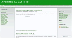 Desktop Screenshot of afscmelocal645.wordpress.com