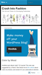 Mobile Screenshot of crashintofashion.wordpress.com