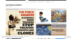 Desktop Screenshot of electronicallearning.wordpress.com