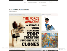 Tablet Screenshot of electronicallearning.wordpress.com