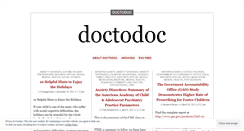 Desktop Screenshot of doctodoc.wordpress.com