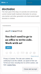 Mobile Screenshot of doctodoc.wordpress.com