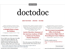 Tablet Screenshot of doctodoc.wordpress.com