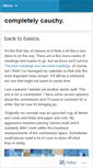Mobile Screenshot of cauchycomplete.wordpress.com