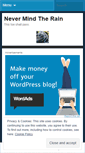 Mobile Screenshot of nevermindtherain.wordpress.com