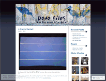 Tablet Screenshot of dodofiles.wordpress.com