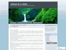 Tablet Screenshot of cienciasdelatierra.wordpress.com