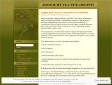 Tablet Screenshot of midnighttea.wordpress.com