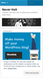 Mobile Screenshot of neverhalt.wordpress.com