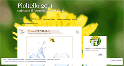 Desktop Screenshot of pioltello2011.wordpress.com