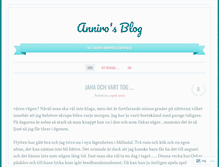 Tablet Screenshot of anniro.wordpress.com