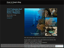 Tablet Screenshot of diverindeep.wordpress.com