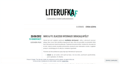 Desktop Screenshot of literufka.wordpress.com