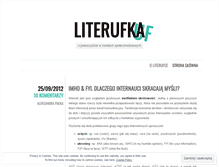 Tablet Screenshot of literufka.wordpress.com