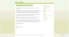 Desktop Screenshot of guiadafome.wordpress.com