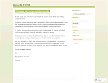 Tablet Screenshot of guiadafome.wordpress.com