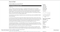 Desktop Screenshot of fallspoet.wordpress.com