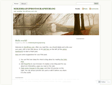 Tablet Screenshot of mikebradyphotographyblog.wordpress.com