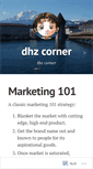 Mobile Screenshot of dhzcorner.wordpress.com