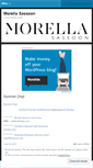 Mobile Screenshot of morellasassoon.wordpress.com