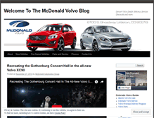 Tablet Screenshot of mcdonaldvolvocolorado.wordpress.com