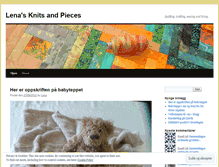 Tablet Screenshot of lenasknitsandpieces.wordpress.com