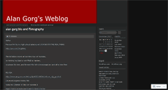 Desktop Screenshot of alangorg.wordpress.com