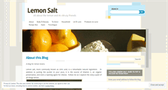 Desktop Screenshot of lemonsalt.wordpress.com