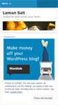 Mobile Screenshot of lemonsalt.wordpress.com