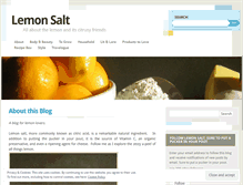 Tablet Screenshot of lemonsalt.wordpress.com