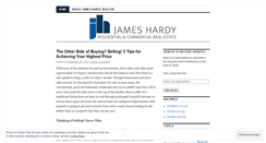 Desktop Screenshot of jameshardy.wordpress.com