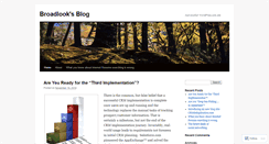 Desktop Screenshot of broadlook.wordpress.com